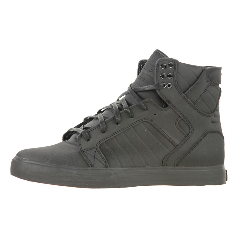 Baskets Montantes Supra SkyTop Noir Red Carpet Tuf Homme | HTE-95680415